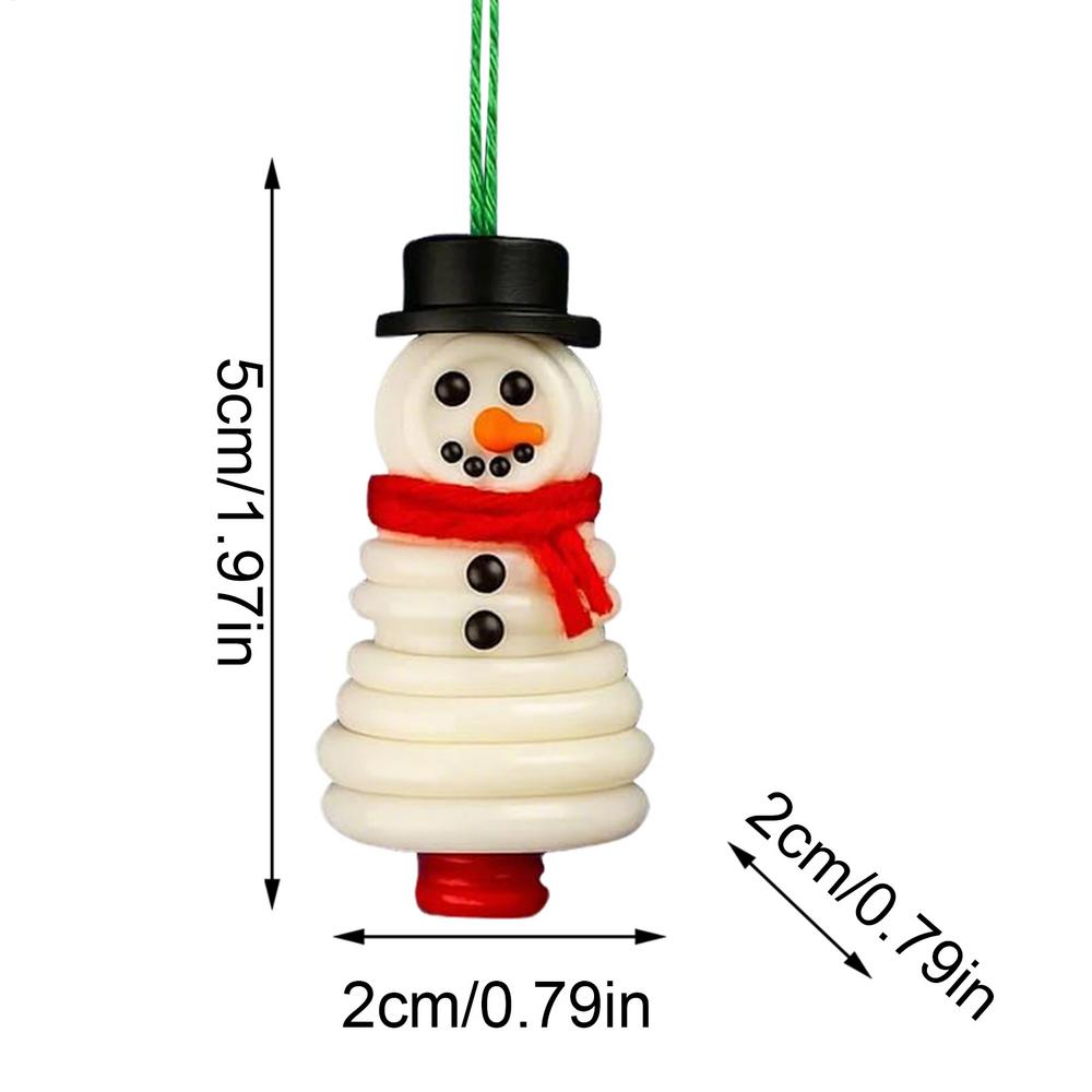 Button Christmas Tree Ornament Kits Hangable Santa Angel Snowman Christmas Tree Pendant Pendant Charm Decoration Craft Making