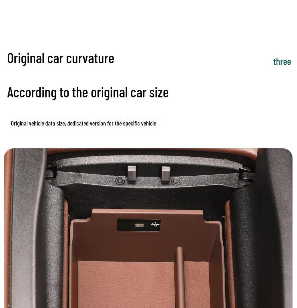 Silicone Storage Box for Mercedes GLE/GLS Center Console & Armrest