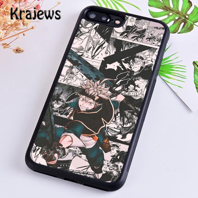

Мягкий чехол для телефона Krajews с аниме «Черный клевер» для iPhone 14 5 6s 7 8 plus XR XS 11 12 13 pro max Samsung Galaxy S21 S22ultra iPhone 14