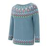 Ladies' Fashion Sweater, Round Neck,Loose Pullover Long-sleeved Knitted Sweater