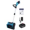 Snow Shovel 21V Electric Brushless Snow Blower WalkBehind Snow Thrower with Retractable Rod