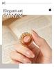 New 2026 Vintage Zirconium Open Index Finger Ring for Women - Light Luxury Summer Style