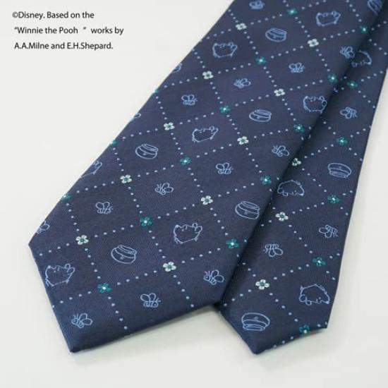 Disney Winnie the Pooh Tie DN917081 Navy Blue Business Brand Tie Gift