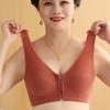 Women's Front Zipper Plus Size Bra Vest Style Bra