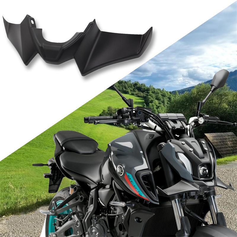 Fit For Yamaha Mt-07 2021 2022 2023 24 Motorcycle Sport Downforce Naked Forntal Spoilers Aerodynamic Wing Deflector