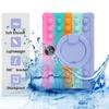 360 Rotating Stand Case Universal For TCL Tab 11 Gen2 FE 2024 11 inch 9465X With Handle Grip Shoulder Strap Soft Silicone Cover