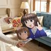 OOnewheatmark Will and Mike Anime Pillow Covers Cartoon Sofa Decorative Home Doublesided Printing Short Plush Cushion Cover