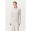 Huit Wool Jacquard Mock Neck Long Sleeve Tee Htwtl4l21t