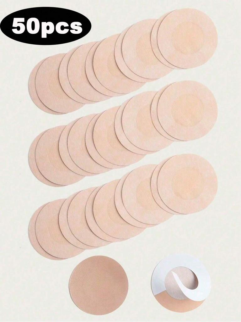 Invisible Nipple Covers with Disposable Nipple Pads,Breathable Self-Adhesive Bra Stickers,Seamless Women's Underwear Accessories