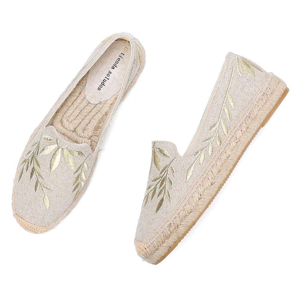 Kobiety Mieszkania Buty Slip On Ladies Canvas Lazy Loafers Oddychające Espadryle Obuwie na wiosnę i jesień