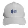 World padel tour logo blue Baseball Cap Curved Brim Classic Fit Low Profile Unstructured Unisex for Unisex Women