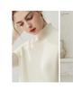 2026 Autumn/Winter Women's Cashmere High Neck Saddle Shoulder Knit Sweater