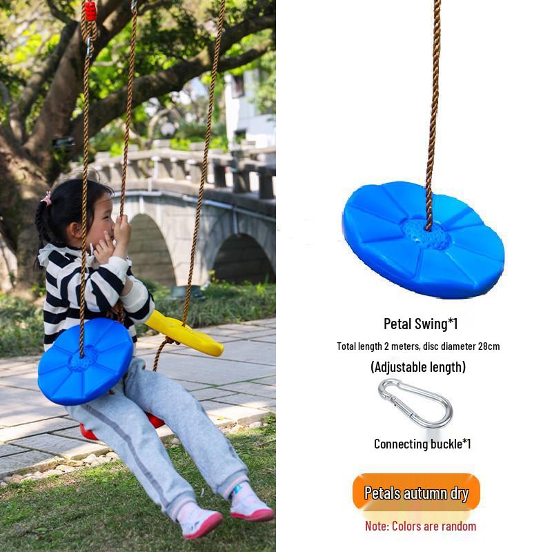 Outdoor Kids' Rope Ladder Swing for Sensory Integration and Climbing Activities