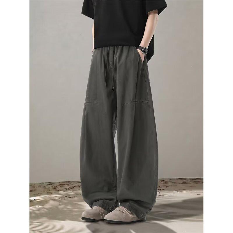Scimitar Tooling Casual Pants Men's Summer New Trendy Brand Loose Retro Wide-leg Versatile Casual Trousers