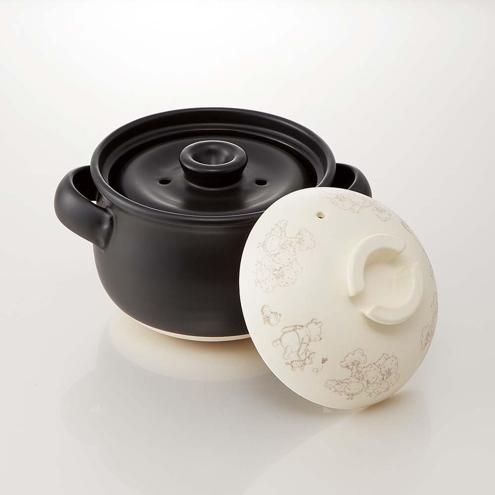 Skater Banko Ware Rice Earthenware Rice Disney Winnie the Pooh Cooker, 1-cup Capacity, Cooker, Design, CHDN1-A