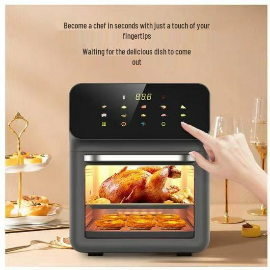 Smart Large-Capacity Multifunctional Air Fryer Oven with Low-Fat Technology - EU/US/UK Standards