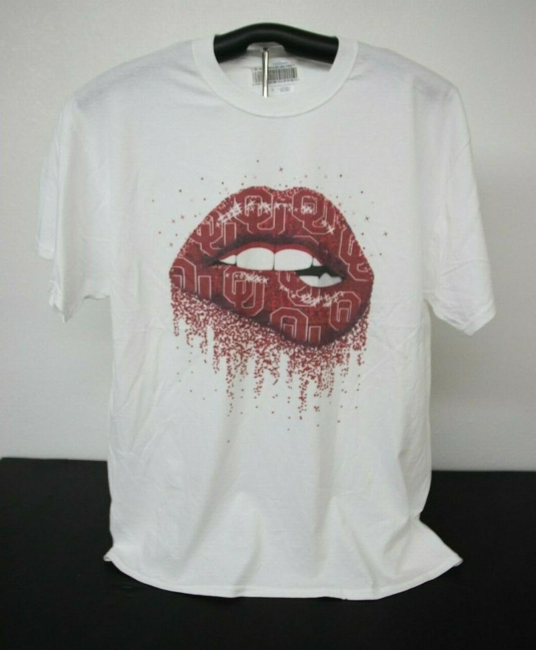 Oklahoma University Lip Biter T-Shirt XL, White XXXXL