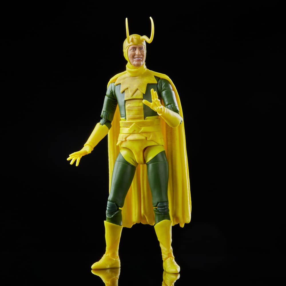 Hasbro Marvel Legends Series MCU Disney+ Classic Loki Action Figure 6-inch 15 cm with 3 Accessories and 1 Build-A-Figure Part F3702