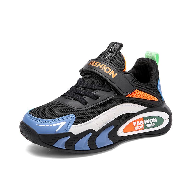 2401 Classmate Children's Running Shoes Spring and Autumn Low-top Leather Surface Boys Low-top Leather Surface Primary School Students Middle and 