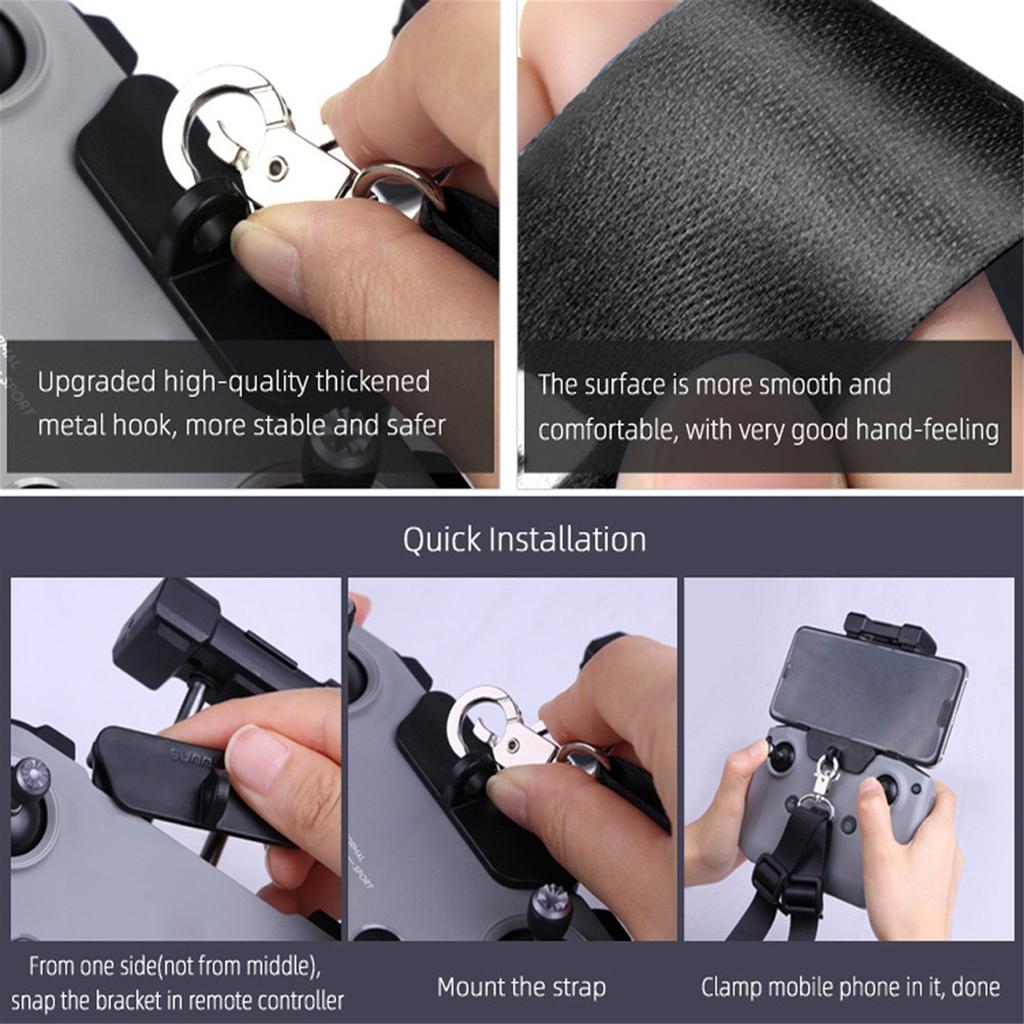 Verstellbarer Halsband Lanyard Gürtel für DJI MAVIC AIR 2-Fernbedienung Verstellbarer Halsband Lanyard Gürtel für DJI MAVIC AIR 2-Fernbedienung