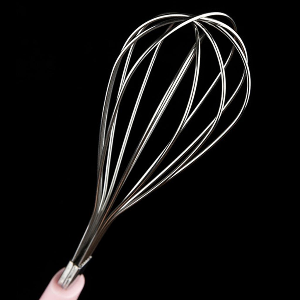 Easy to Clean Stainless Steel Whisk Manual Baking Mixing Tool for Cooking with Durable Stainless Steel Construction