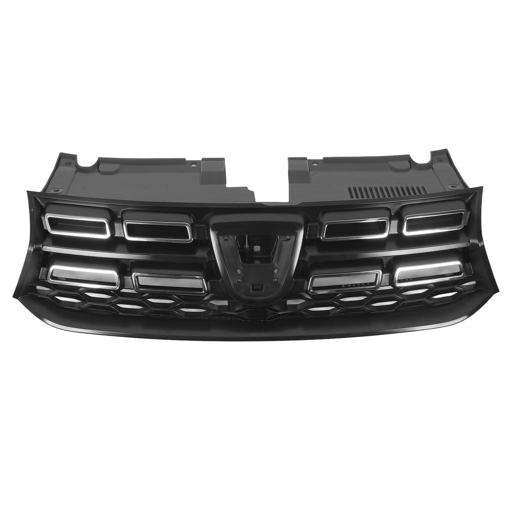 Front Bumper Grille Chrome 623108072R Replacement for Dacia Sandero Stepway MK2 Facelift 2017 To