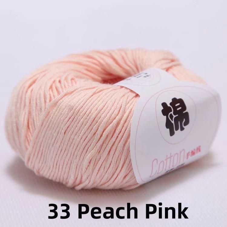 4-Ply Hand Knitted Cotton Yarn for Baby Milk Cotton DIY Wool Ball Children Sweater Fabric Cotton Tead Baby Knitting Yarn