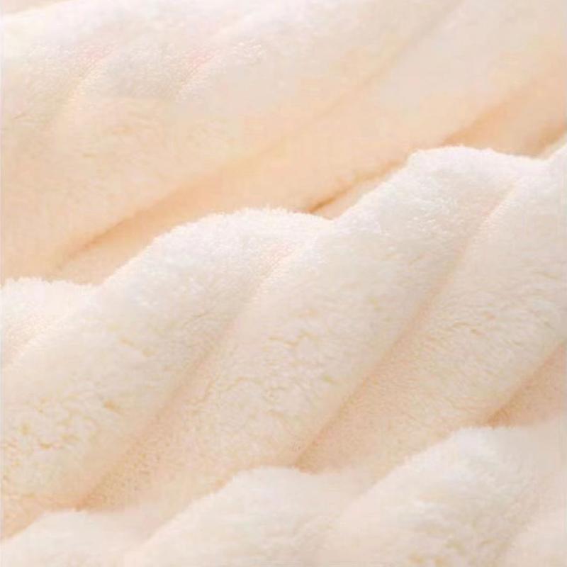 High Quality Jelly Velvet Absorbent Coral Velvet Bath Towel, Household Thickened Non Shedding Plush Set Bathrobe