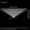 Elegant Bridal Lace Triangle Shawl for Bridesmaids and Evening Gowns