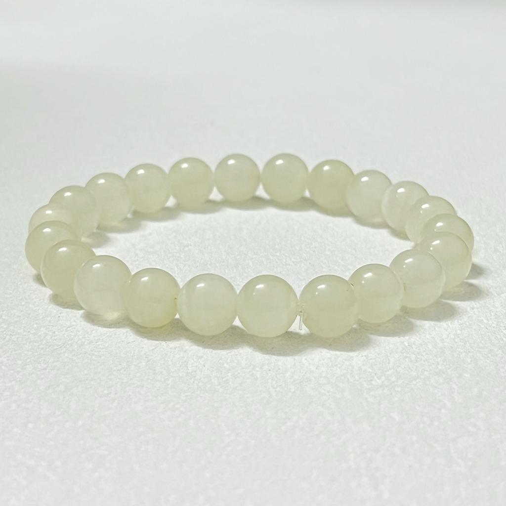 Natural Calcite 8mm Round Beads Stretchable Beaded Bracelets For Women Healing Meditation Gem Semi Precious Gemstone Bangle Jewelry Gifts