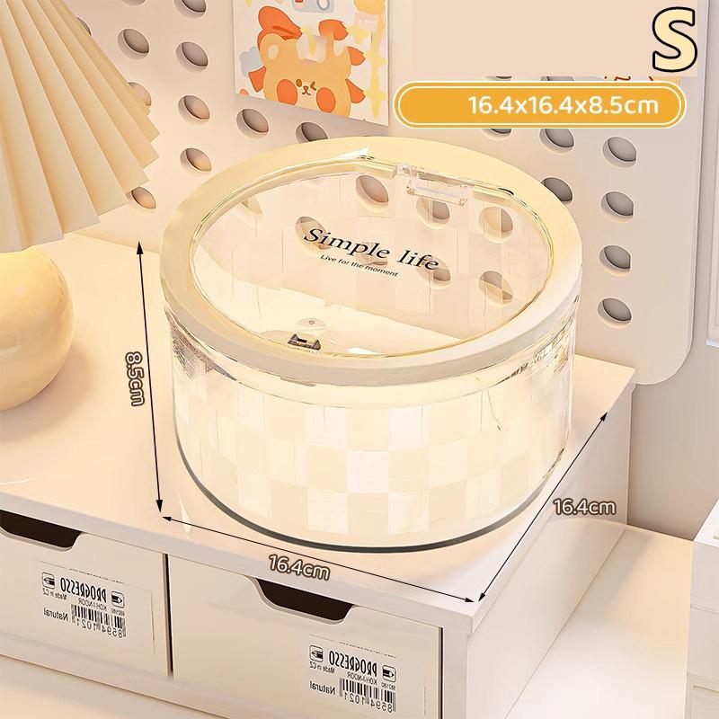 

Органайзер для аксессуаров для волос, коробка для хранения, прозрачный акриловый органайзер для резинок для волос, повязка на голову, контейнер для капсул для белья, настольный органайзер