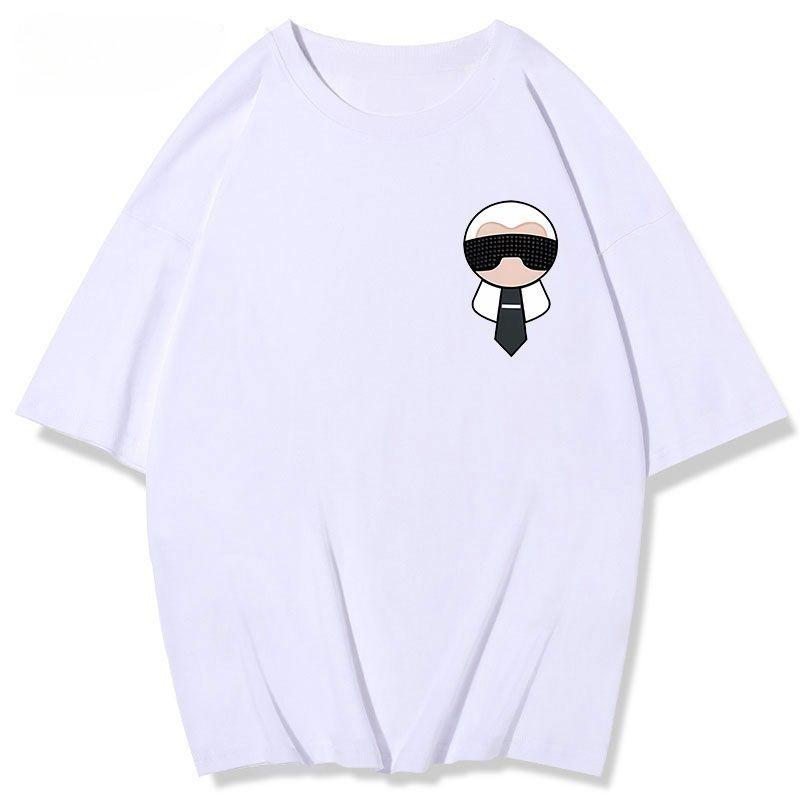 Summer Men's T-Shirt Trend Casual Cotton Tees Short Sleeve Luxury Brand T-shirt Men Women Clothing Y2k Tops Unisex