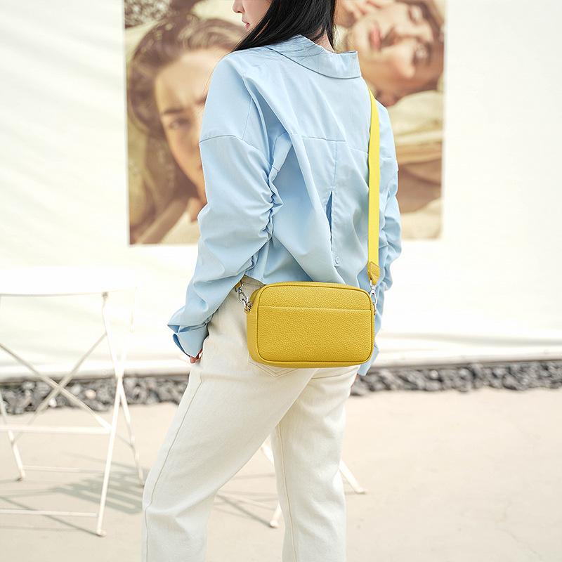 PU Leather Small Crossbody Bags for Women Solid Color Flap Messenger Bags Phone Purse Casual Female Daily Shoulder Bags