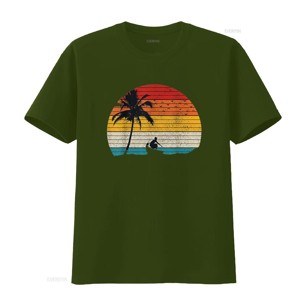 Mens Vintage Surfer Retro Surfing Beach Surf T Shirt White vintage Washed Top For Everyday Wear Unisex designer clothes