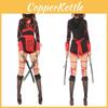 Stylish Women Ninja Cosplay Jumpsuit For Halloween Costume And Party Wear