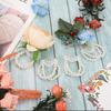 10 Pcs Stretch Wedding Pearl Wristband Wrist DIY Decor Corsage Bracelet Corsage Wristlet Band  Bride