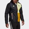 Adidas Casual Sports Warm Letter Hoodie Cotton Jacket Men Jacket Black H48973