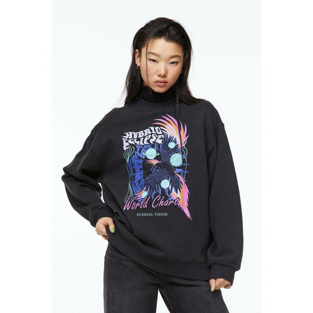 

Толстовка с принтом H&M Black Hybrid Eclipse 1021212016