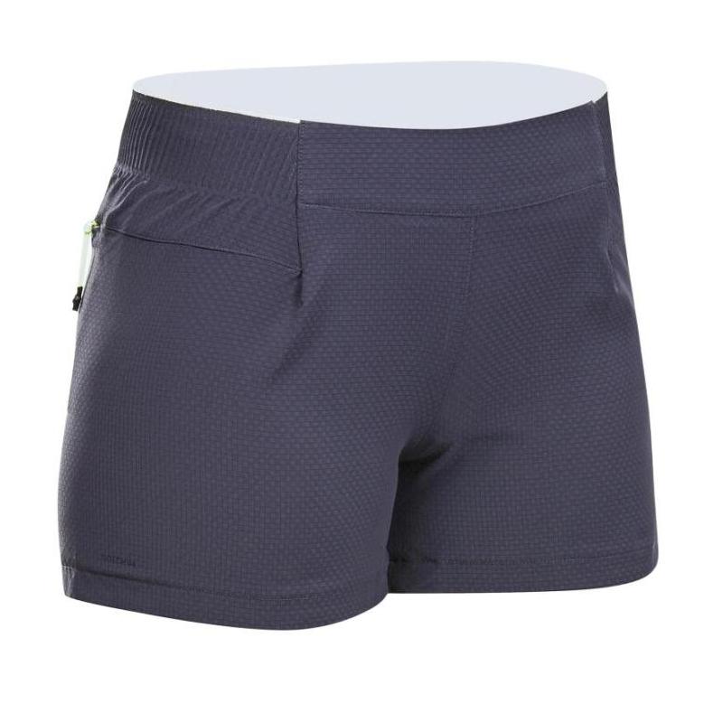 

DECATHLON Quick Dry Solid Casual Mid-Rise Sports Shorts Women s Dark Blue 42 темно-синий