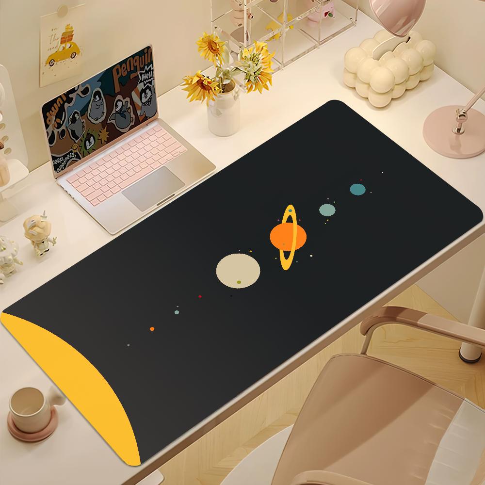 Solar System Space Digital Universe Mouse Pad Nonslip Thickened MousePad Large Writing Lockedge Office Student Gaming Cushion