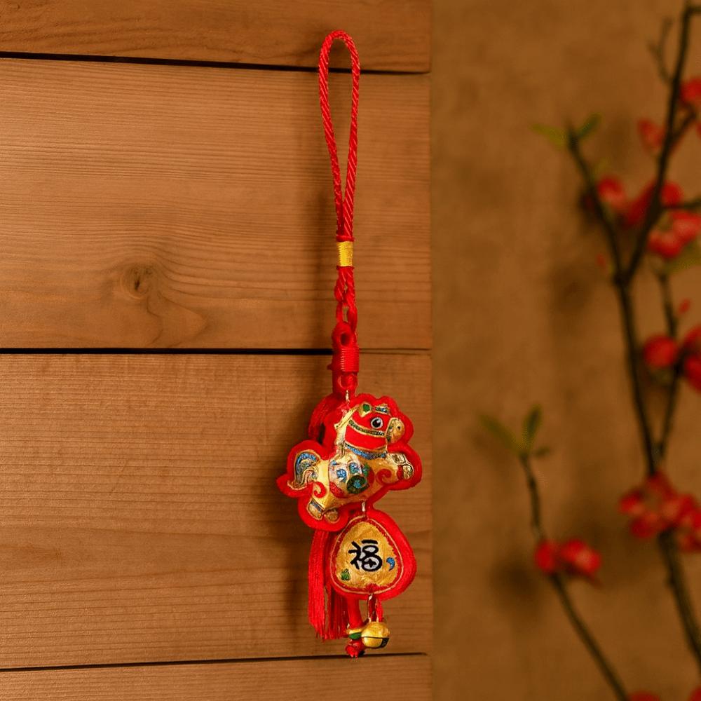 Kürbis Segen Windspiel Traditioneller Gesegneter Beutel Anhänger Mondneujahrs-Ornament Festliche Saison