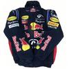 Embroidered Racing Suit F1 Kurtka Motocyklowa: Retro Styl Europejski i Amerykański, Bawełniany Płaszcz z Długim Rękawem