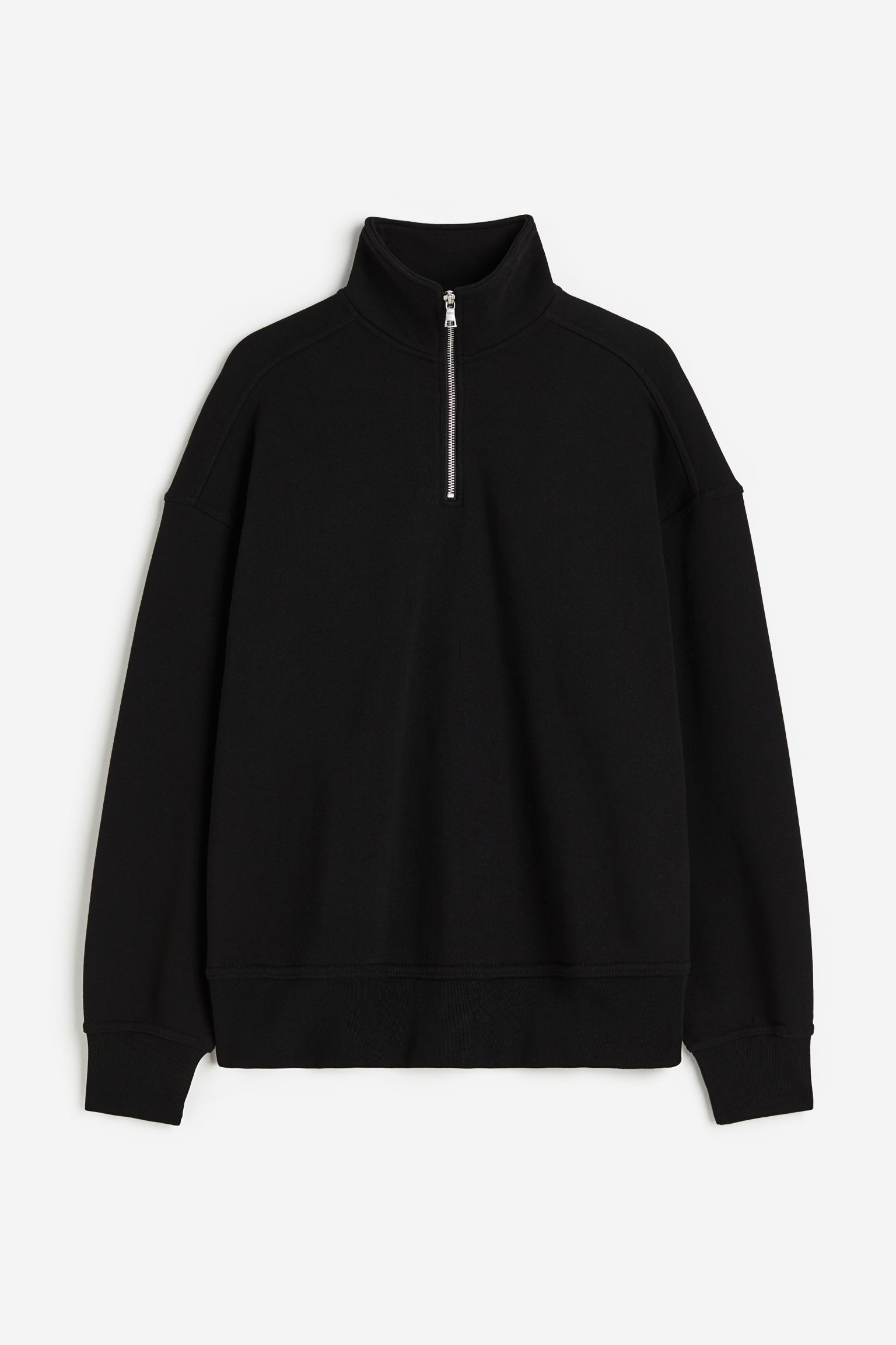 

Толстовка Oversized Fit с полумолнией