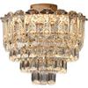 Nordic Luxury Small Crystal Chandelier Ceiling Home Decoration Hallway Aisle Balcony Ceiling Lamp Lustres