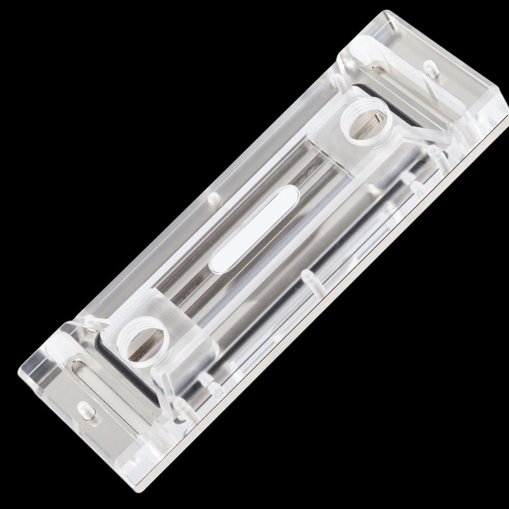 Copper Substrate Imported PMMA Water Cooling Block with Built In Sealing Ring for 4 Memory Heat Sink