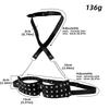BDSM Sex Toys for Women Men Nipple Clamps Spiked Breast Binder for Couple BDSM Bra Harness Chest Straps Leather Bed Restraint
