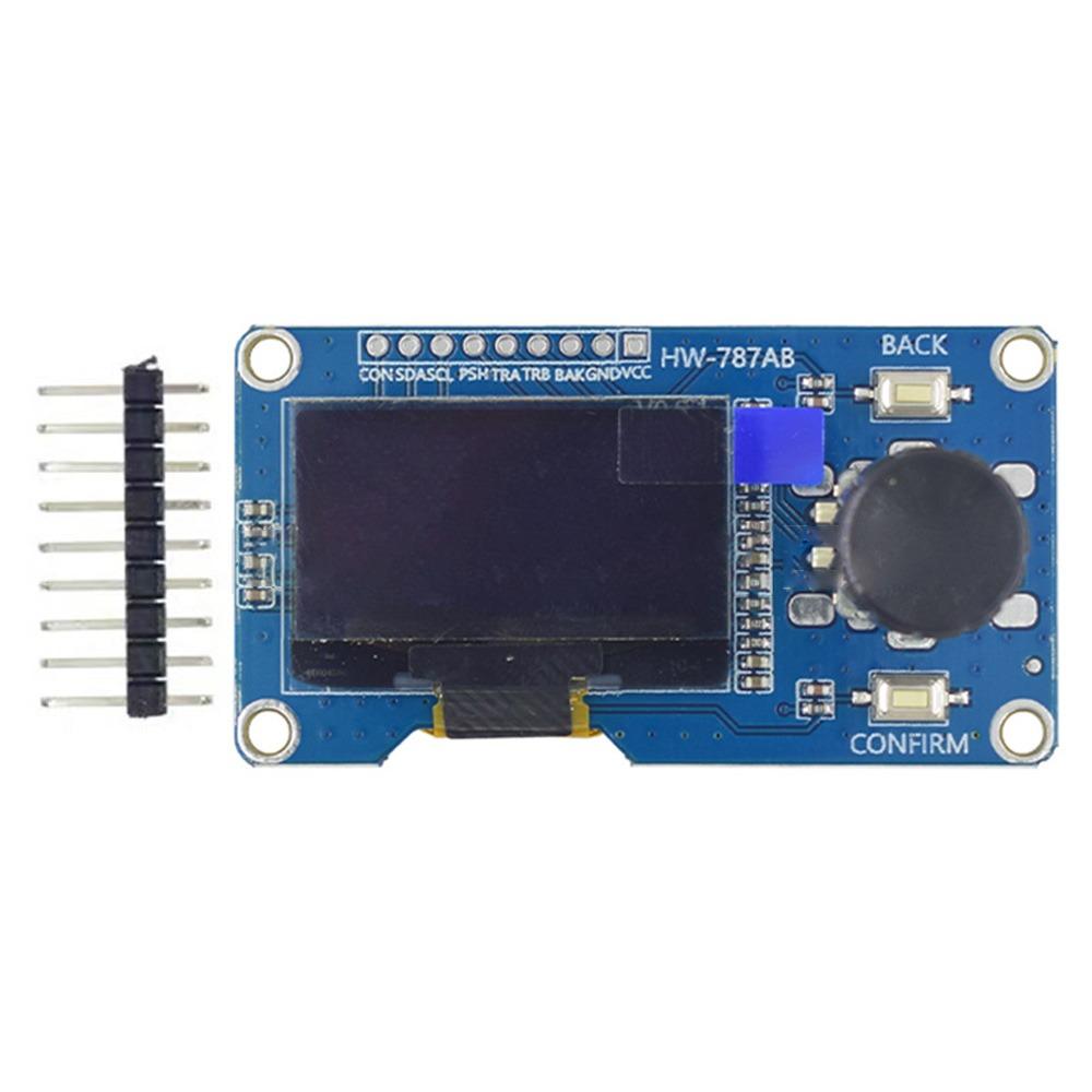 1.3/0.96inch EC11 Rotary Encoder Module SSD1306 Combination Module  Electronic Projects