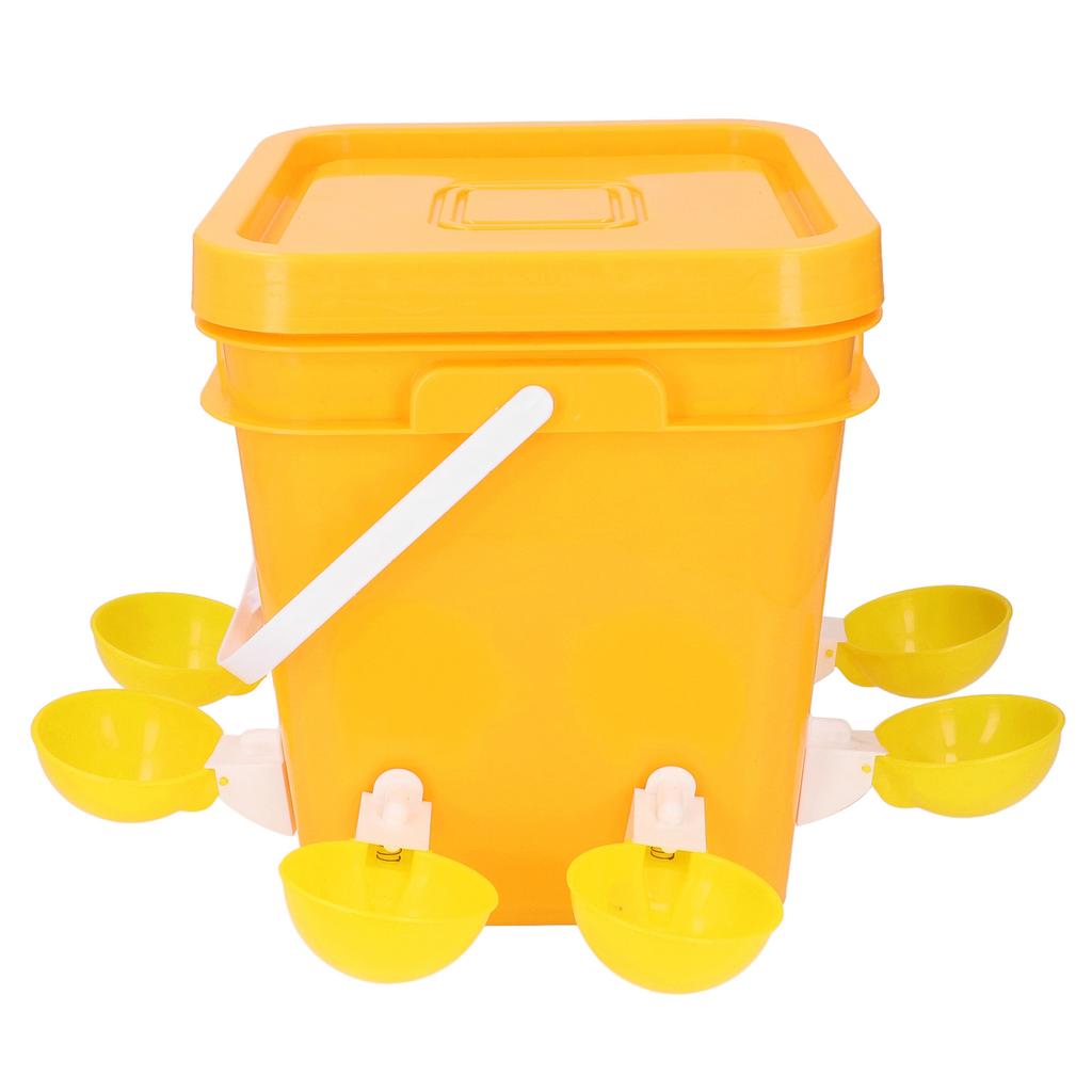 Automatic Chicken Waterer Set Low Spillage Self Replenishing Poultry Waterer Dispenser for Chicken Bird Goose Turkey