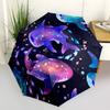 1pc Galactic Sharks Automatic Open/Close Umbrella Compact Folding Umbrella, All-Season Portable Umbrella for Women/Men F1124060