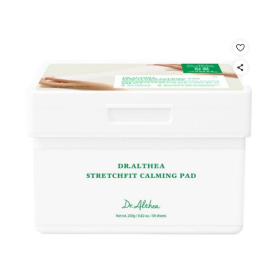 Доктор. Althea Успокаивающие диски с эффектом стрейч-фит, успокаивающий и увлажняющий тонер-диски, 50 шт.